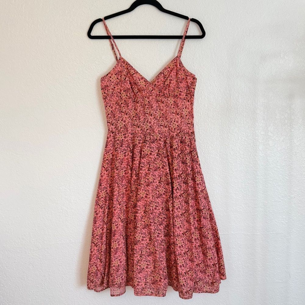 Vintage retro Betsey Johnson Pink Floral Mini boho summer 90s grunge cottagecore